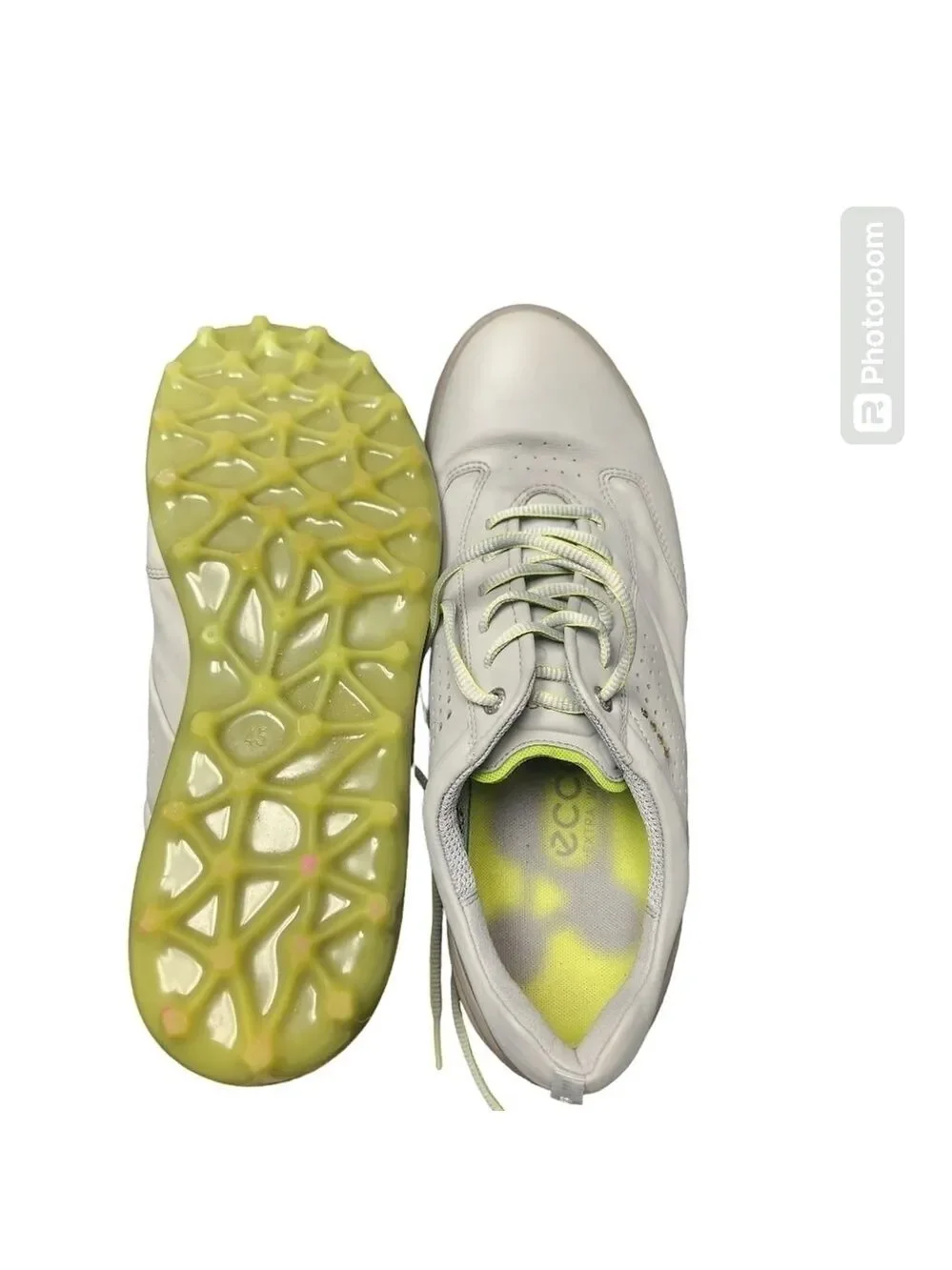 ECCO Cage Pro Men's Golf Shoe. Color Gray. Size:45 (11/11.5 US) Extra Width